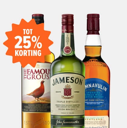 Whisky deals met korting tot 25%
